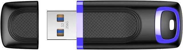 Main image of 256GB USB 3.2 Flash Drive Thumb Drive High Speed Retractable USB Drive with Keyring Hole USB Stick Data Storage Speed Up to 350MB/s Quickly Run File Games, Pictures, Music Videos