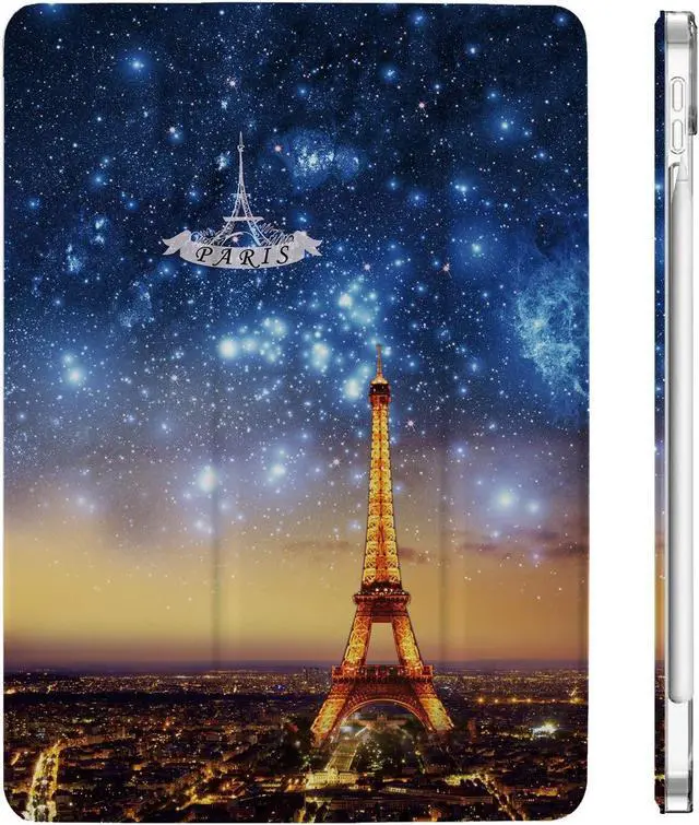 Main image of DuraSafe Cases for iPad PRO 12.9 Inch 5th 4th Gen [ Pro 12.9 2021 2020 5 4 Gen ] A2378 A2461 A2379 MY2H2LL/A MXAT2LL/A MXAV2LL/A MXAX2LL/A MY2J2LL/A MXAW2LL/A MXAY2LL/A Printed PC Cover - Paris Night