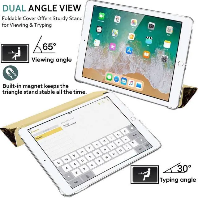 Alt view image 4 of 5 - DuraSafe Cases for iPad PRO 12.9 Inch 2nd [ Pro 12.9 2 Generation 2017 ] A1670 A1671 MQEF2LL/A MQED2LL/A MQEE2LL/A MQDC2LL/A MQDD2LL/A MQDA2LL/A Printed PC Lightweight Clear Back Cover - Paris Night
