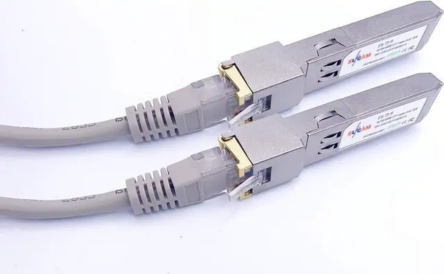 Alt view image 4 of 5 - Elfcam® - 10/100/1000Base-T Multi-Rate 1.25Gb SFP RJ45 Copper Transceiver (Lot of 2)