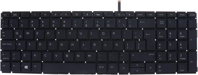 Main image of LeFix Laptop Keyboard,Latin Spanish,Backlit Keyboard Replacement Compatible with HP Probook 450 G6,450 G7,455 G7,455R G6|Spill-Resistant, with Numeric Keypad