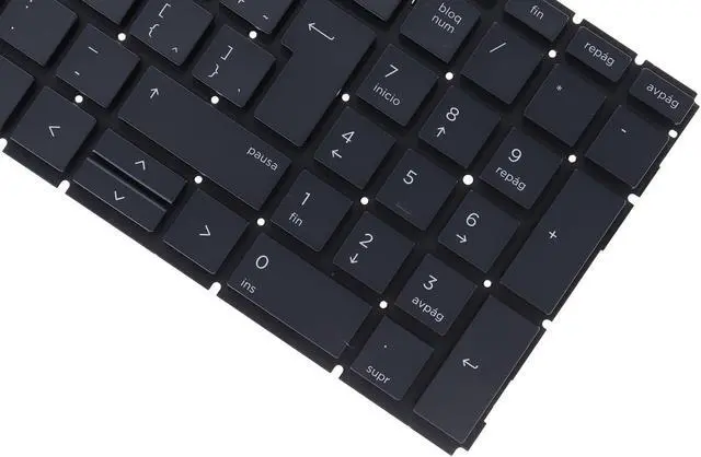 Alt view image 5 of 5 - LeFix Laptop Keyboard,Latin Spanish,Backlit Keyboard Replacement Compatible with HP Probook 450 G6,450 G7,455 G7,455R G6|Spill-Resistant, with Numeric Keypad