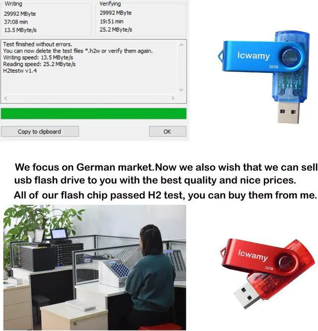 Alt view image 3 of 4 - lcwamy 32GB Flash Drive USB Flash Drives 10 Pack Bulk USB Flash Drive Thumb Drive Flash Drives 10 Pack Pen Drive USB Drives Pack USB Stick(32GB 10PCS)