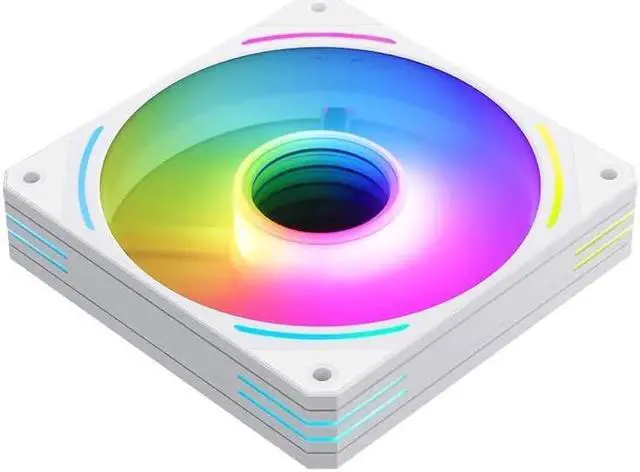 Alt view image 2 of 5 - SEGOTEP HQ12 PRO Gaming PC Cooling Fan - 120mm - Infinity ARGB Case Fan - PWM - Daisy Chain - Full Modular - White Color (3, White)