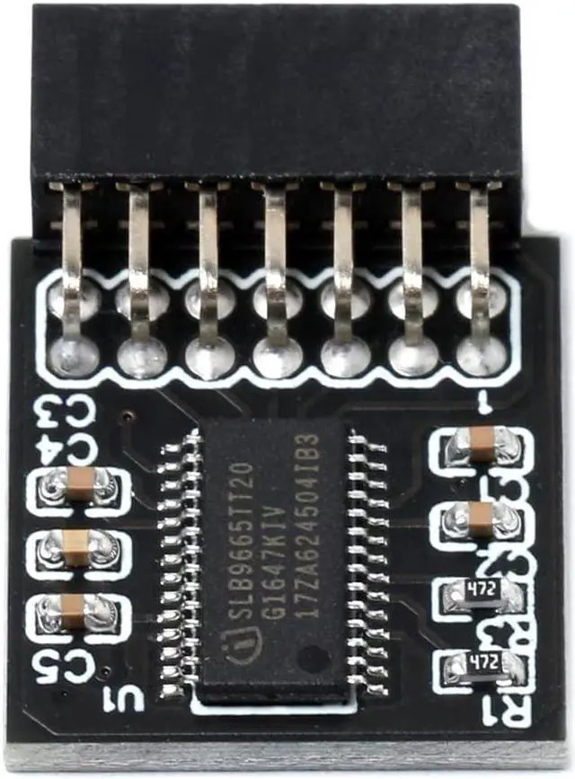 Alt view image 4 of 5 - NUHFUFA TPM 2.0 Security Module for GIGABYTE GC-TPM20 Motherboard Platform Accessories