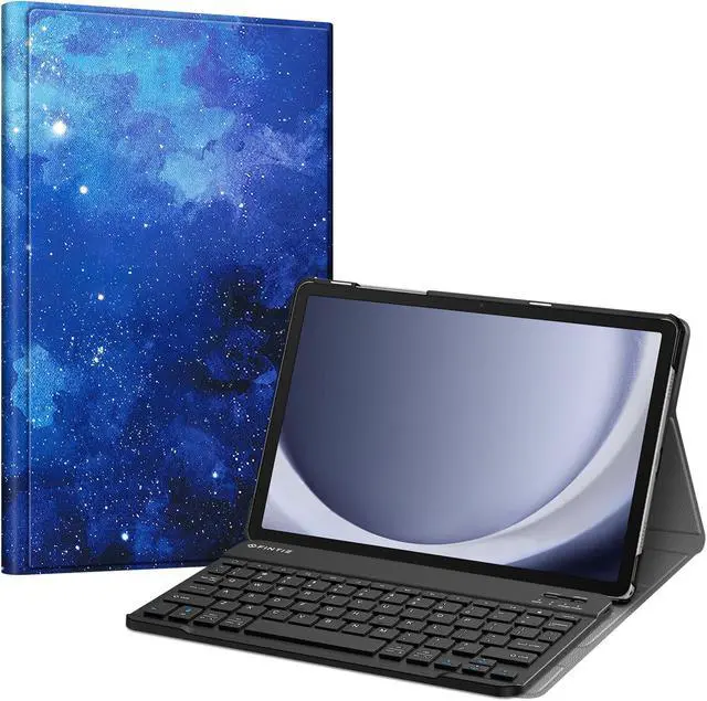 Main image of Fintie Keyboard Case for Samsung Galaxy Tab A9 Plus/A9+ 5G 11 Inch 2023 Model (SM-X210/X216/X218), Slim Lightweight Stand Cover with Magnetically Detachable Wireless Bluetooth Keyboard, Starry Sky