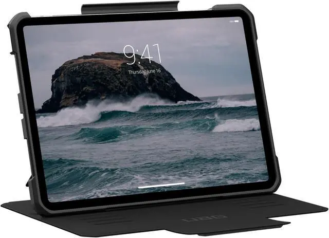 Alt view image 3 of 5 - URBAN ARMOR GEAR UAG Designed for iPad Pro 11" Case (5th Gen, 2024, M4) A2836, A2837, A3006 Rugged Adjustable Multi-Angle Viewing Stand Folio Protective Cover with Pencil Holder, Metropolis SE Black