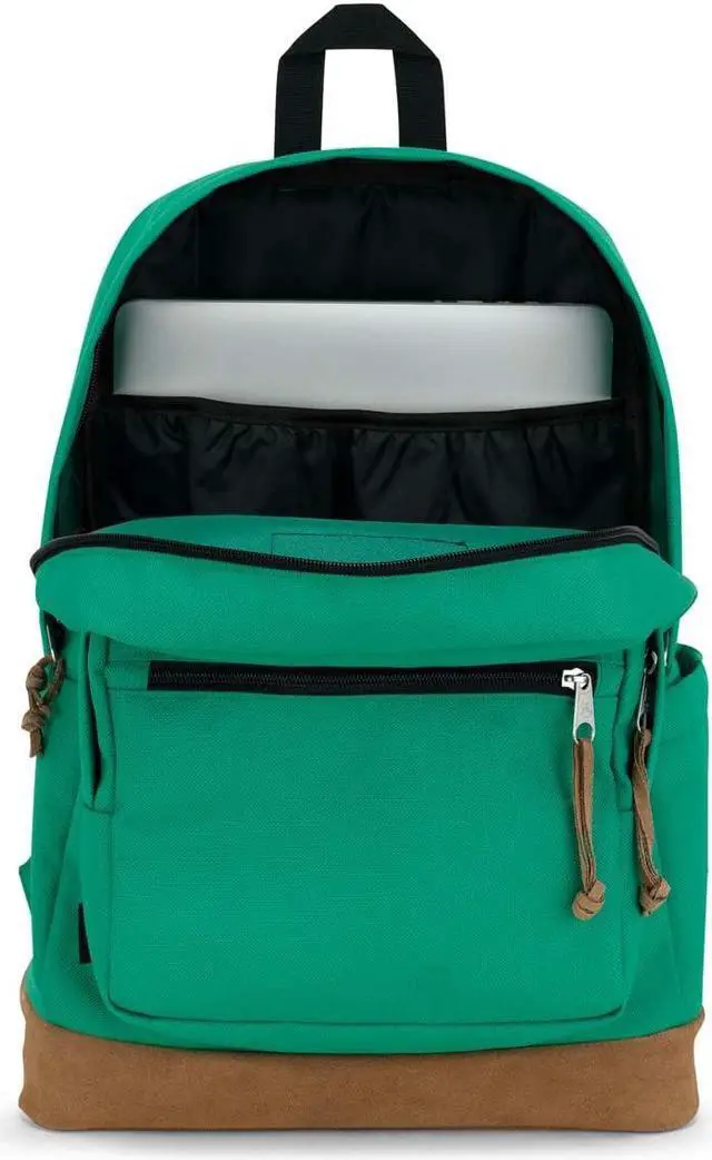 Alt view image 5 of 5 - JanSport Right Pack Backpack - Durable Daypack with Padded 15" Laptop Sleeve, Spacious Main Compartment & Integrated Water Bottle Pocket - Jelly Kelly