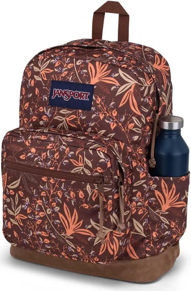 Alt view image 4 of 5 - JanSport Right Pack Premium Backpack - Daypack with 15" Laptop Sleeve, Main Compartment & Water Bottle Pocket, Floral Tone