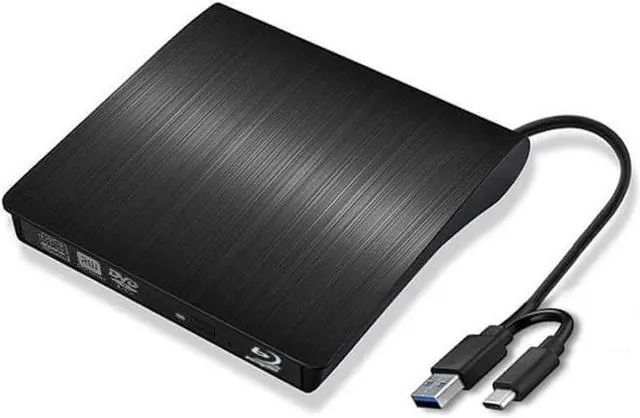 Main image of JOYIN-BURN External 6X Blu-ray Player DVD CD Writer USB 3.0 USB C 3D Blu-ray Player Drive CD DVD Burner for iMac MacBook Laptop PC Windows 11/10/8/7, Linux, Mac OS