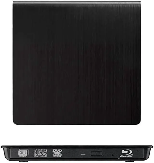 Alt view image 3 of 5 - JOYIN-BURN External 6X Blu-ray Player DVD CD Writer USB 3.0 USB C 3D Blu-ray Player Drive CD DVD Burner for iMac MacBook Laptop PC Windows 11/10/8/7, Linux, Mac OS
