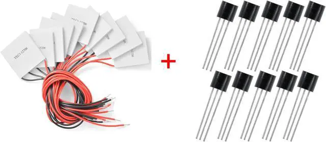 Main image of Diymore 10pcs DS18B20 18B20 TO-92 3 Pins Wire Digital Thermometer Temperature IC Sensor