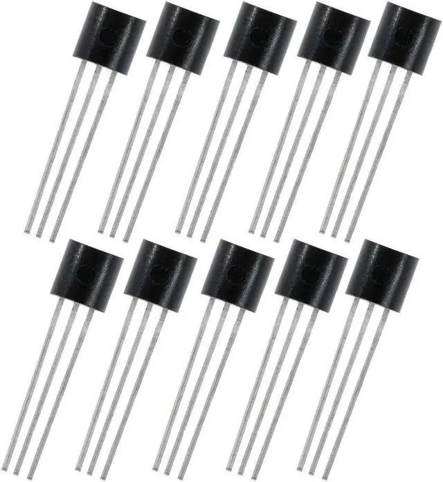 Alt view image 5 of 5 - Diymore 10pcs DS18B20 18B20 TO-92 3 Pins Wire Digital Thermometer Temperature IC Sensor