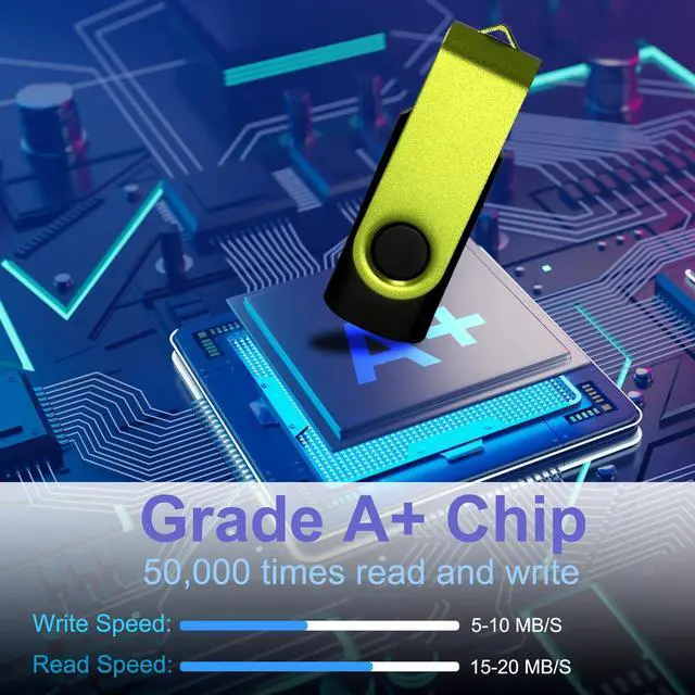 Alt view image 2 of 5 - Nicepicten 8GB USB Flash Drive 20 Pack Bulk USB Thumb Drive Swivel Zip Drive USB 2.0 Flash Drives 8GB Bulk Green & Sliver Memoris Memory Stick Jump Drives Multipack with Lanyards Label