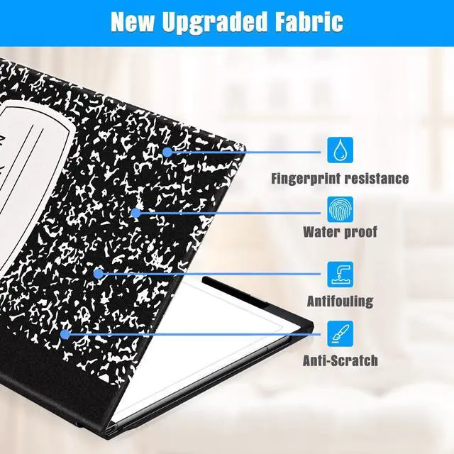 Alt view image 5 of 5 - QIOFEARTH Case for Remarkable 2 Paper Tablet 10.3" 2020 Released,Lightweight and Hard Back Shell Protective Book Folio Cover with Built-in Pen Holder,Comes with Remarkable 2 Pen Tips