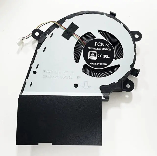 Alt view image 4 of 5 - CPU+GPU Cooling Fan Replacement for ASUS ROG Strix G531 G531G G531GT G531GU G531GD G531GV G531GW G512LV G532LWS G731 G731G G731GV G731GW Series DFSCK22115181L FMMU DFSDK22105182L FMMT DC12V
