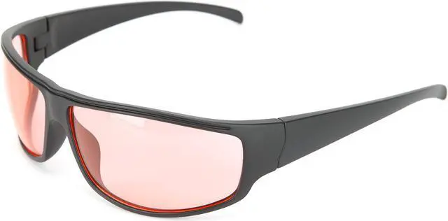 Main image of SomniLight FL-41 Light Sensitivity Glasses for Florescent Light Sensitivity, Photophobia, and Migraines (Sport Style) (Medium)