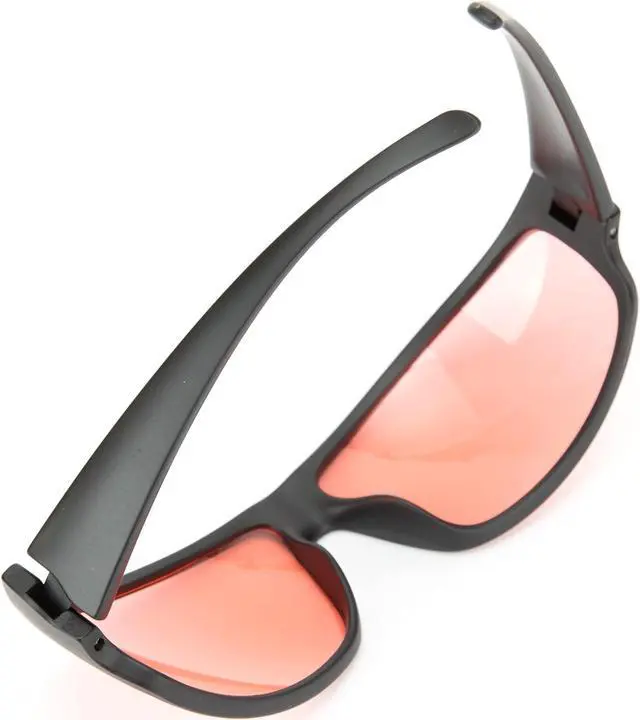 Alt view image 4 of 5 - SomniLight FL-41 Light Sensitivity Glasses for Florescent Light Sensitivity, Photophobia, and Migraines (Sport Style) (Medium)