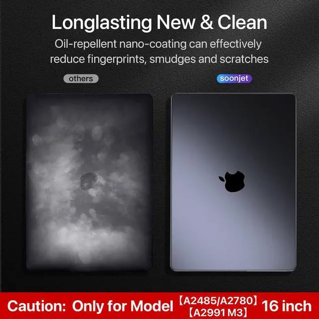 Alt view image 5 of 5 - Soonjet Compatible with MacBook Pro 16 inch Case & Keyboard Cover