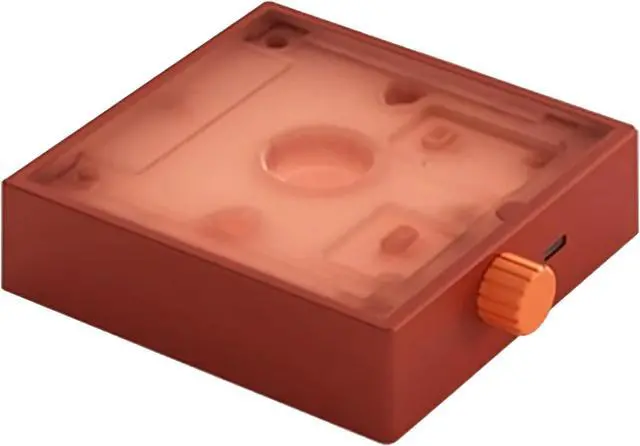 Alt view image 3 of 5 - Glacier Kailh Customizable Mechanical Keyboard Switch Storage (Capacity 60 Switches) with Light Base (Orange)