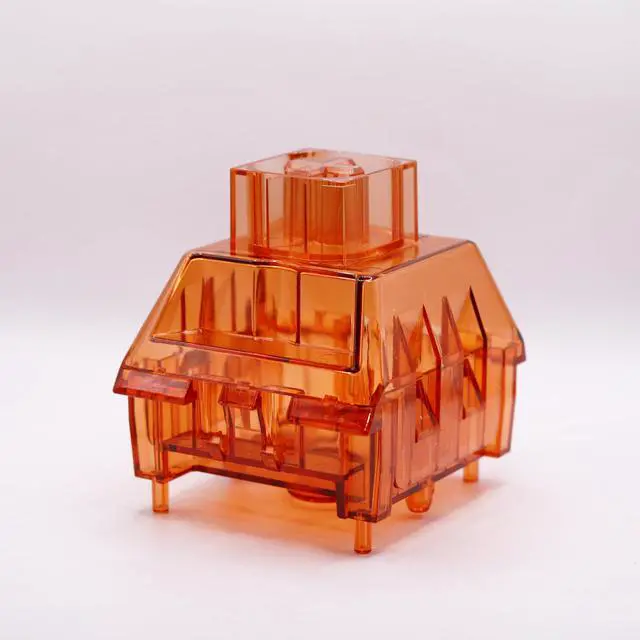 Alt view image 2 of 5 - Glacier Kailh Customizable Mechanical Keyboard Switch Storage (Capacity 60 Switches) with Light Base (Orange)