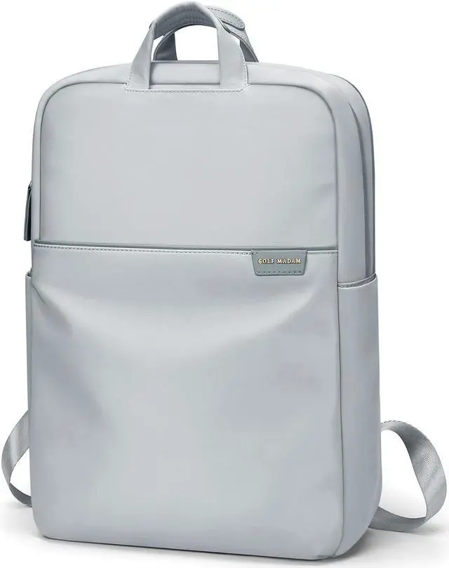 Main image of GOLF SUPAGS Travel Laptop Backpack for Women Anti Theft Slim Durable College Bookbag Business Computer Bag Fit 13.3Inch Notebook (Pale Grey, 13.3Inch)
