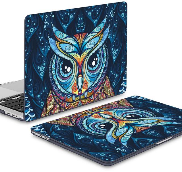 Alt view image 5 of 5 - Mektron Cute Owl Plastic Hard Shell Cover for MacBook Pro 16 inch Case A2141 2020 2019 with Touch Bar & Touch ID, 4 in 1 Laptop Case, Keyboard Skin, Screen Protector, Dust Plug