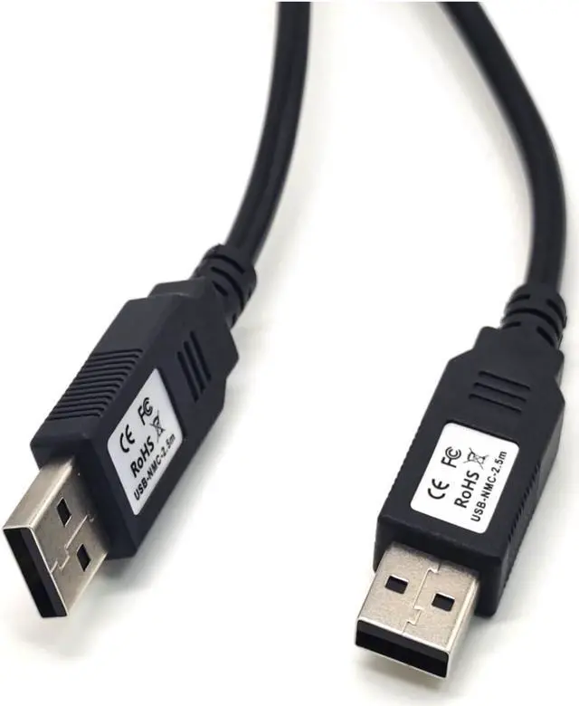 Main image of GXMRHWY USB 2.0 Male to USB 2.0 Male with FT232R Chipset Null Modem Cable for PC to PC Data Transfering Communication 2.5Meter