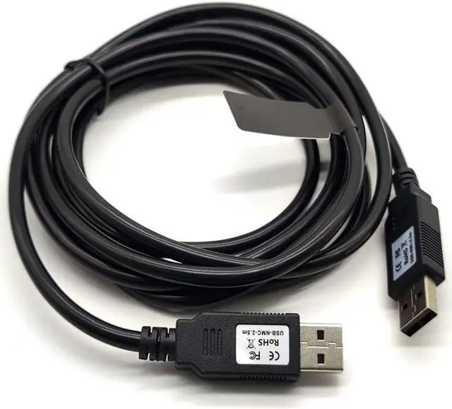 Alt view image 3 of 5 - GXMRHWY USB 2.0 Male to USB 2.0 Male with FT232R Chipset Null Modem Cable for PC to PC Data Transfering Communication 2.5Meter