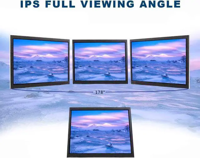 Alt view image 5 of 5 - VSDISPLAY 9.7 Inch 2K 2048x1536 Small Portable LCD Monitor IPS Display with USB-C Video Input and Dual Speakers,for PC Laptop Computer Gaming