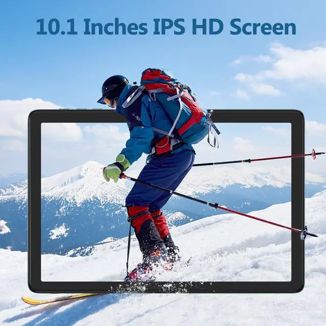 Alt view image 5 of 5 - xiskt Android 13 Tablet, 10 Inch Android Tablets with 8GB RAM 128GB ROM, Quad-Core Processor, 1280x800 IPS HD Touchscreen, 6800mAh Battery, Bluetooth 5.0, 13+5MP Dual Camera, GPS, WiFi