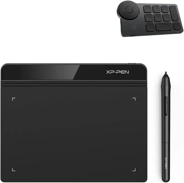 Main image of XPPen Mini Keydial ACK05 Wireless Shortcut Keyboard Bluetooth Programmable Express Remote Control with Dial & Drawing Tablet XPPen StarG640 Digital Graphic Tablet 6x4 Inch Art Tablet