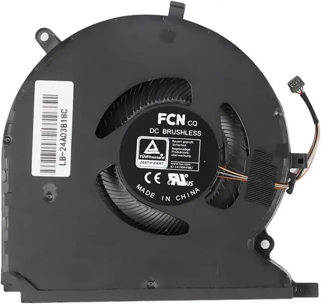 Alt view image 3 of 5 - New CPU+GPU Cooling Fan Replacement for Razer Blade 14 RZ09-0370 RZ09-0370CEA3 RZ09-0368 P/N:13207266 13207121 FNNK DFS5K123043635 FNNL DFS5K121144645 DC 5V 0.5A