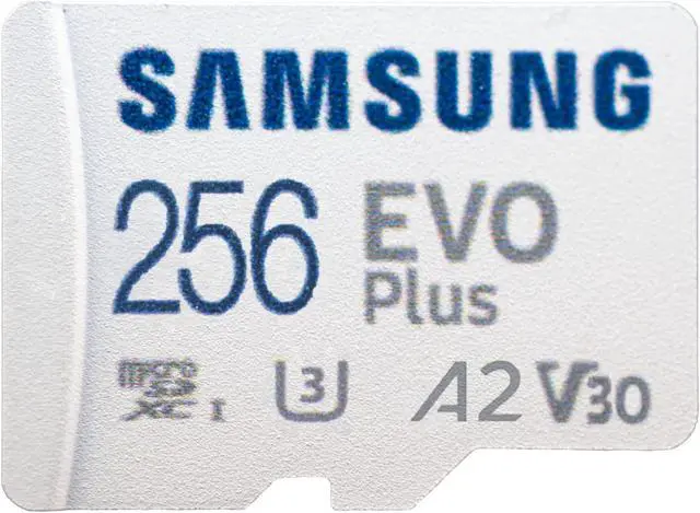 Alt view image 3 of 5 - Samsung 256GB Micro SD Card Evo Plus for Samsung Phone Works with Galaxy A20s, A20, A10, A70 (MB-MC256KA) SDXC Class 10 A2 UHS-I Bundle with 1 Everything But Stromboli MicroSD & SD Memory Card Reader
