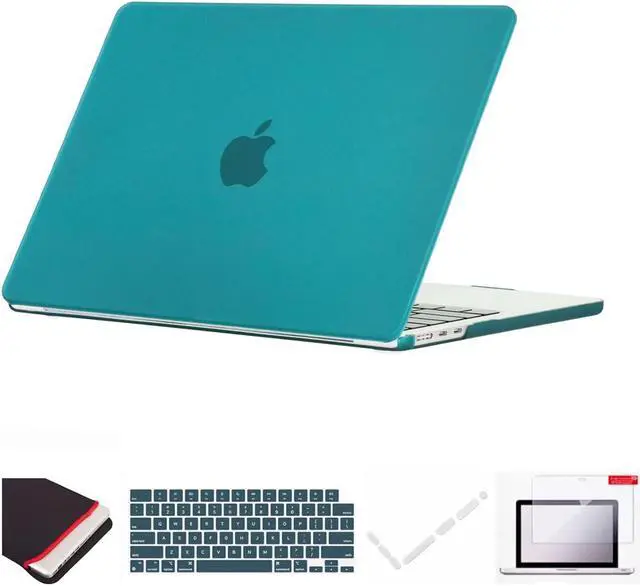 Main image of Se7enline Compatible with 2021-2024 MacBook Pro 14 inch Case Hard Shell Cover for Model A2442 A2779 A2918 A2992 A3112 A3401 M4 M3 M2 M1&Keyboard Skin &Sleeve &Screen Protector &Dust Plug,Deep Teal