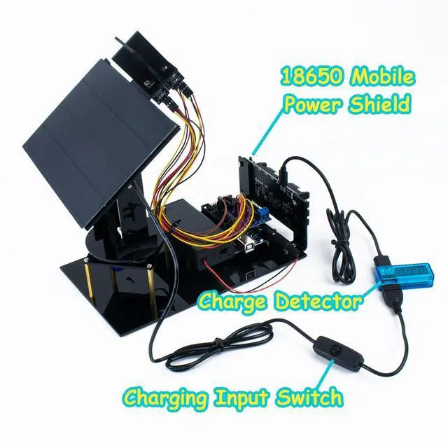 Alt view image 2 of 5 - LAFVIN Solar Tracking Starter Kit Project DIY Smart Tracker System STEM Programming Code with Tutorial Compatible with Arduino IDE