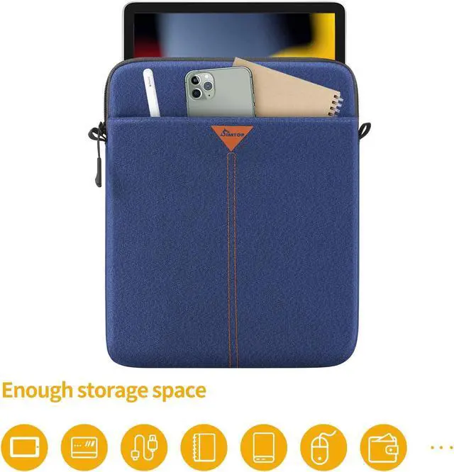 Alt view image 3 of 5 - 12.9 Inch Tablet Sleeve Bag Compatible with iPad Pro 12.9-inch (6th Generation), Samsung Galaxy Tab S9 Ultra, Microsoft Surface Pro 9, Lenovo Tab P12 Pro, iPad Sleeve with YKK Zipper.