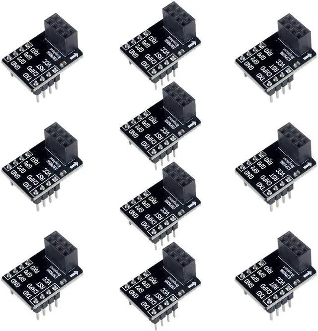 Alt view image 5 of 5 - Bundle of ESP-01 ESP-01S Prog WiFi Programmer + Esp-01 Serial WiFi Transceiver + Breadboard Adapter