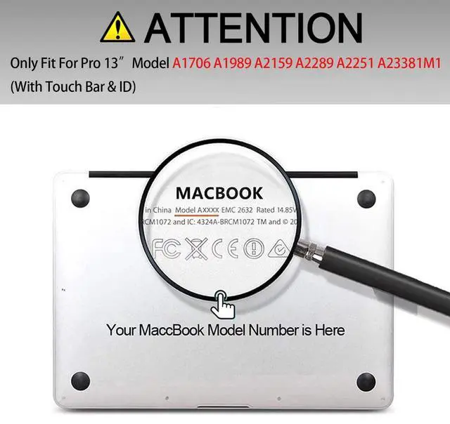 Alt view image 4 of 4 - TeDaWen Laptop Case for MacBook Pro 13 Inch 2022-2020 Release : A2338 M2 M1 A2289 A2251 A2159 A1989 A1706 A1708, Laptop case and Keyboard Cover, Formula Diagram (Rose Gold) 4