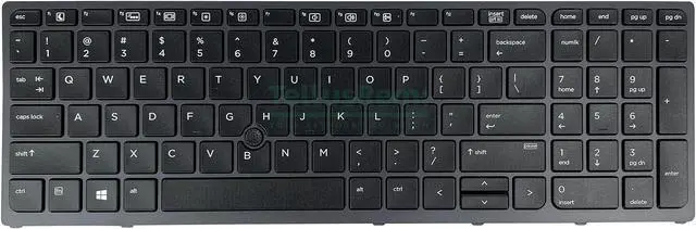 Alt view image 2 of 5 - Replacement US Backlit Keyboard for HP Zbook 15 G3, Zbook 17 G3, Zbook 15 G4, Zbook 17 G4