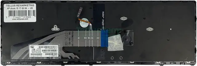 Alt view image 4 of 5 - Replacement US Backlit Keyboard for HP Zbook 15 G3, Zbook 17 G3, Zbook 15 G4, Zbook 17 G4