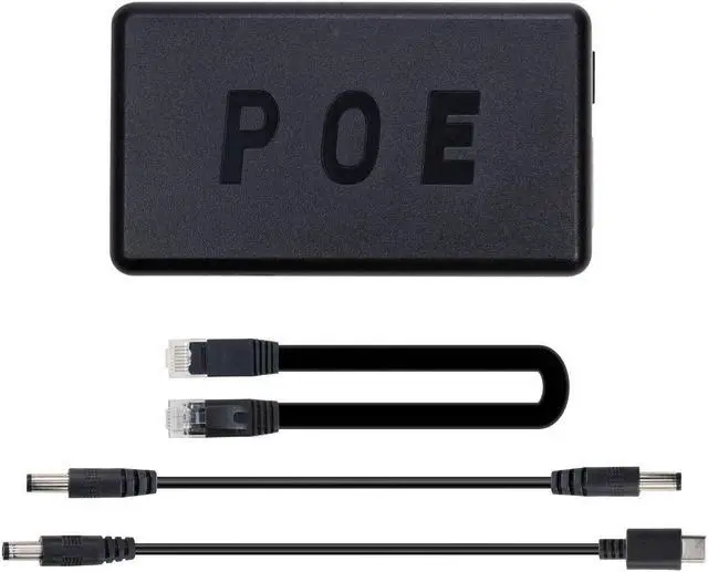 Main image of UCTRONICS PoE Splitter 5V 4A for Raspberry Pi 4 and Jetson Nano, Active PoE+ to Barrel Jack or USB-C Adapter, IEEE 802.3at/af Compliant