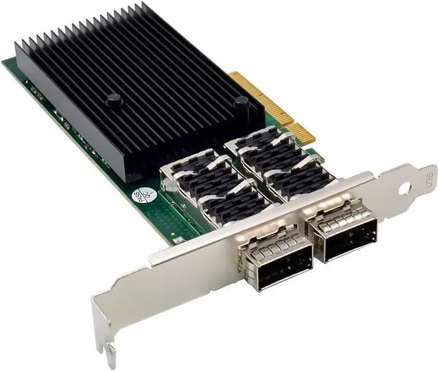 Alt view image 3 of 5 - Mellanox ConnectX-3 Dual-Port QSFP+ 40GbE VPI NIC - PCIe 3.0 x8 for InfiniBand/Ethernet with Hardware Offload & RoCE Support