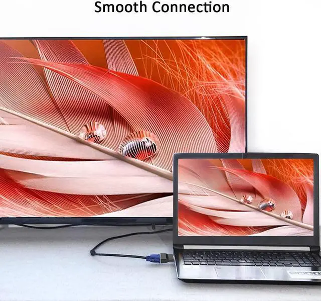 Alt view image 3 of 5 - URELEGAN HDMI to VGA 5-Pack, HDMI to SVGA Adapter Converter (VGA 15 PIN) 1080P@60Hz Male to Female Cord for Computer, Desktop, Laptop, PC, Monitor, Projector, HDTV and More