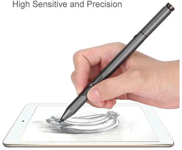 Alt view image 4 of 5 - Active Pen 2 Compatible with Lenovo Acitve Pen 2 (4X80N95873),for ThinkPad X1 Tablet Gen3/ Gen2 (20JB, 20JC), Ideapad Miix 720/510/ 520, Yoga 720/920, 5T70M55297, AES 2.0