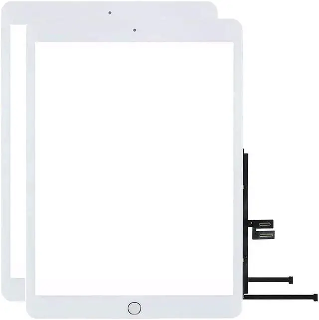 Main image of for iPad 7 7th / 8 8th Gen Screen Replacement 2 Pack Digitizer 2019/2020 10.2 Inch, for 7th 8th Generation A2197 A2198 A2200, A2270 A2428 A2429 A2430 Touch Glass with Home Button (White)