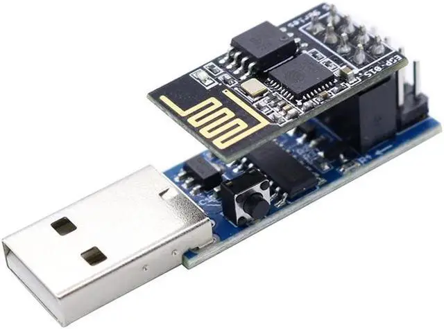 Alt view image 3 of 5 - 2pcs USB to ESP-01 CH340G Programmer + 1pc ESP Prog V1.0 USB to ESP8266 CH340C Programmer Downloader Module + 6pcs ESP-01S 4MB WiFi Wireless Serial Transceiver Module
