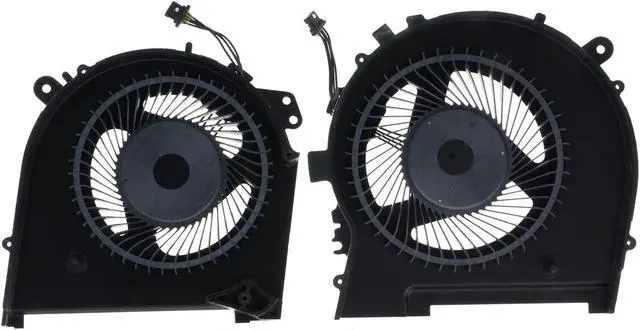 Alt view image 2 of 5 - Replacement CPU&GPU Cooling Fan for HP Omen 15-DH 15-DH1070WM 15-DH0111TX 2019 Model L64445-001 L57329-001 ND8CC01-16L04 ND8CC01-16L05 DC 12V