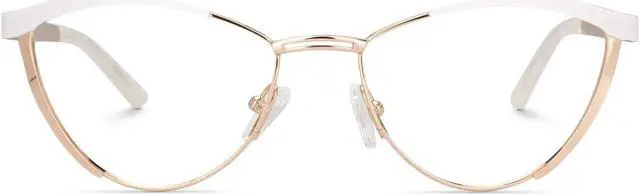 Main image of Zeelool Cat Eye Blue Light Blocking Glasses Metal Frame for Women Sydney FM0125-04 Gold