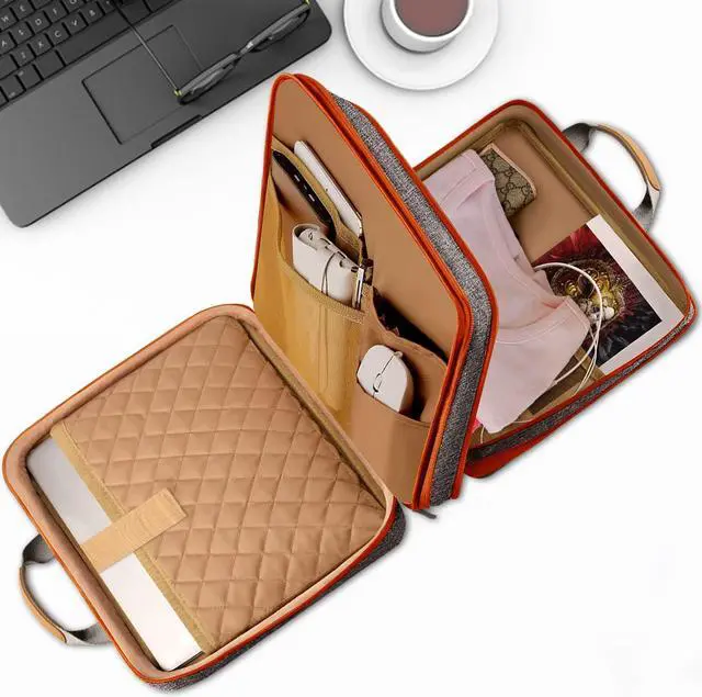 Alt view image 4 of 5 - ZINZ Slim Expandable 13 13.3 13.6 14 Laptop Case Sleeve Compatible with MacBook Air/Pro 13-14 M1 M2 M3 2021-2023 Pro/Max,13.5 Surface Laptop 4/3,D01G02